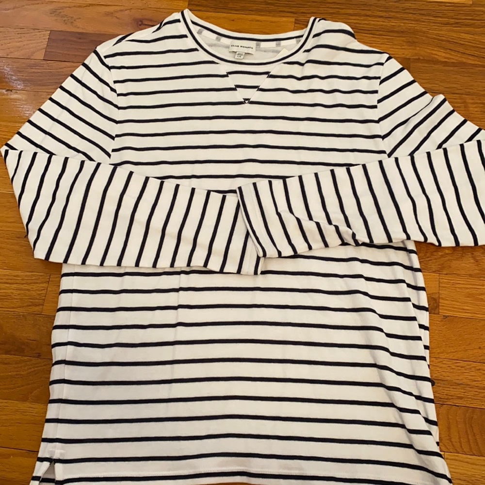 Narrow stripe club Monaco sweater